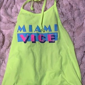 Miami vice crop top